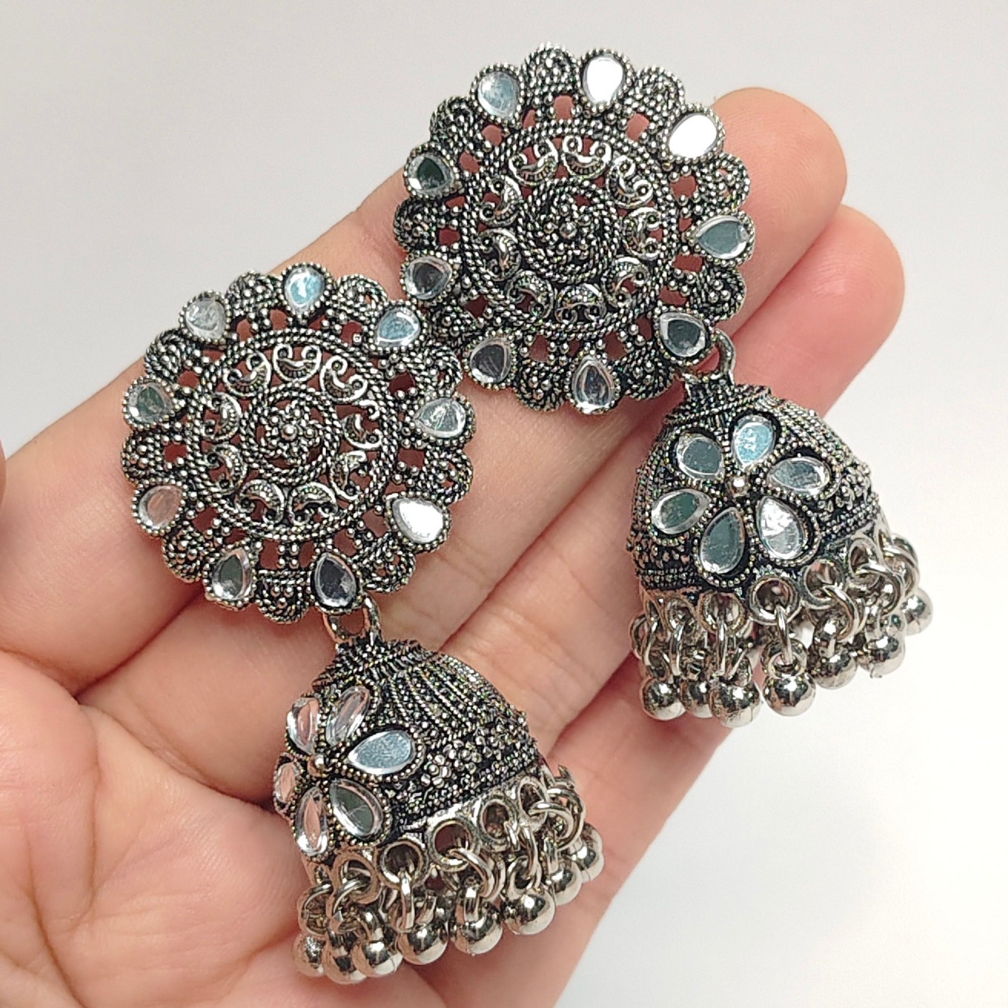 Mirror Ghungroo Jhumki