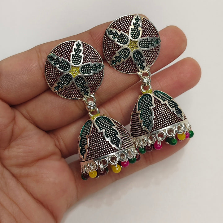 Multicolor Beads Jhumki