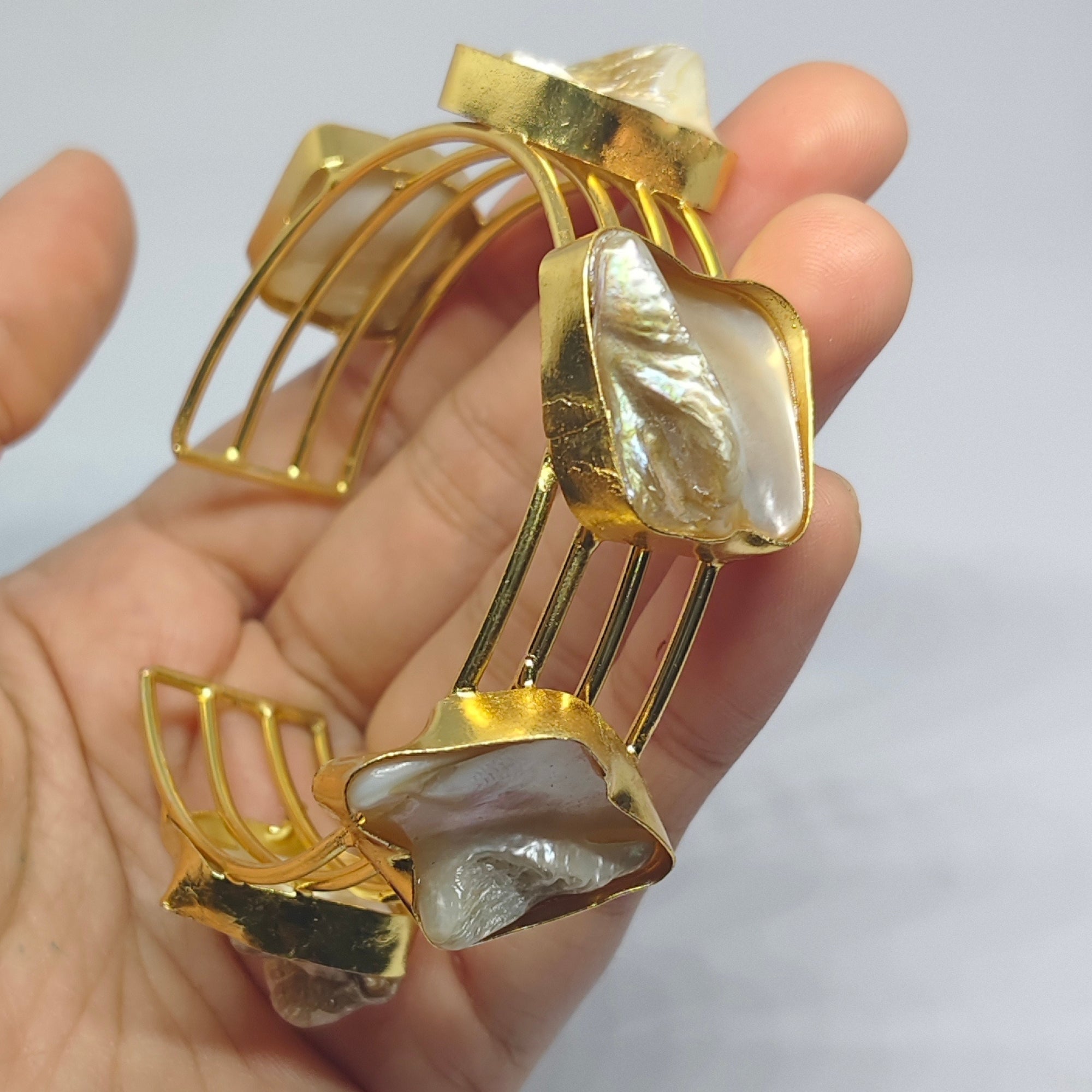 Mother Of Pearl Cuff Bracelet