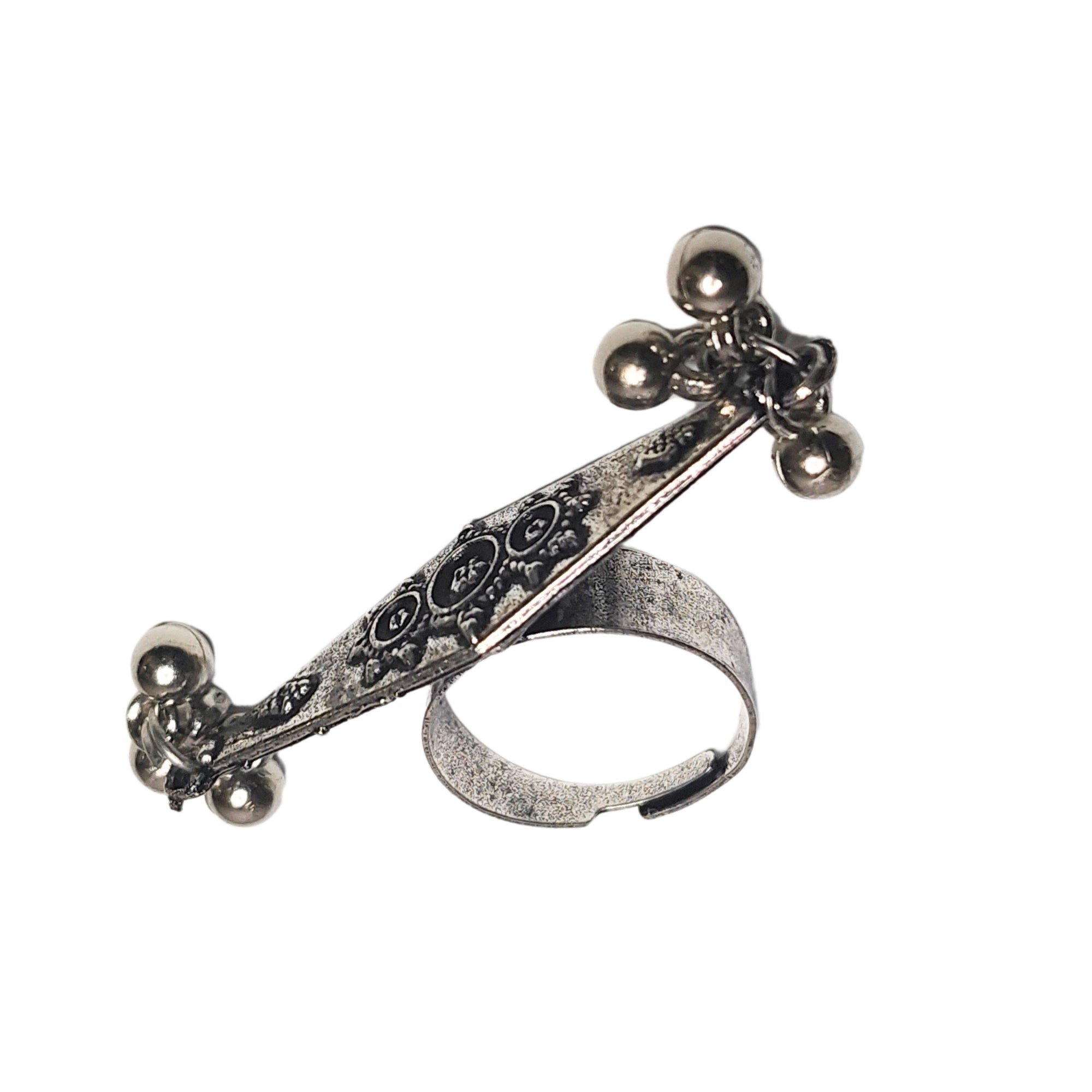 Boho Tribal Ghungroo Ring