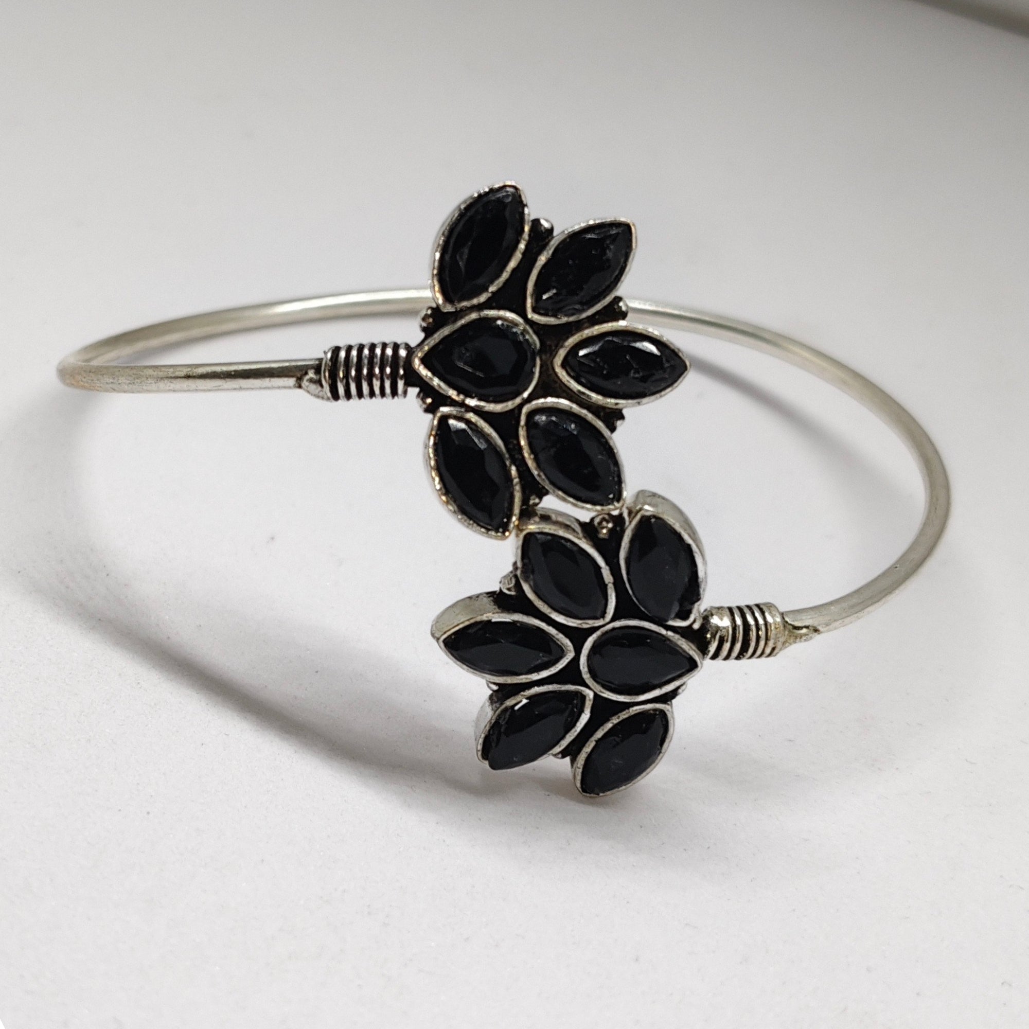 Floral Stone Adjustable Bracelet for Women