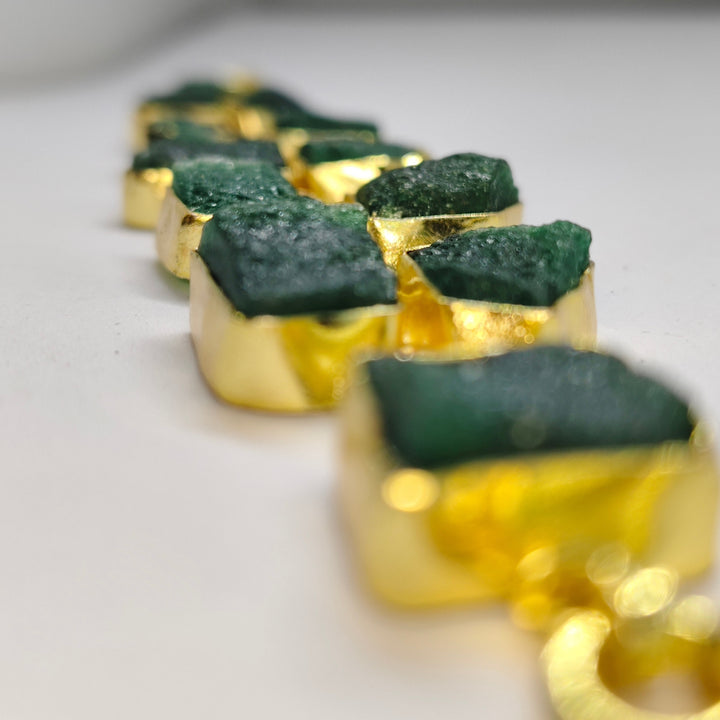 Natural Un-cut Stone Bracelet