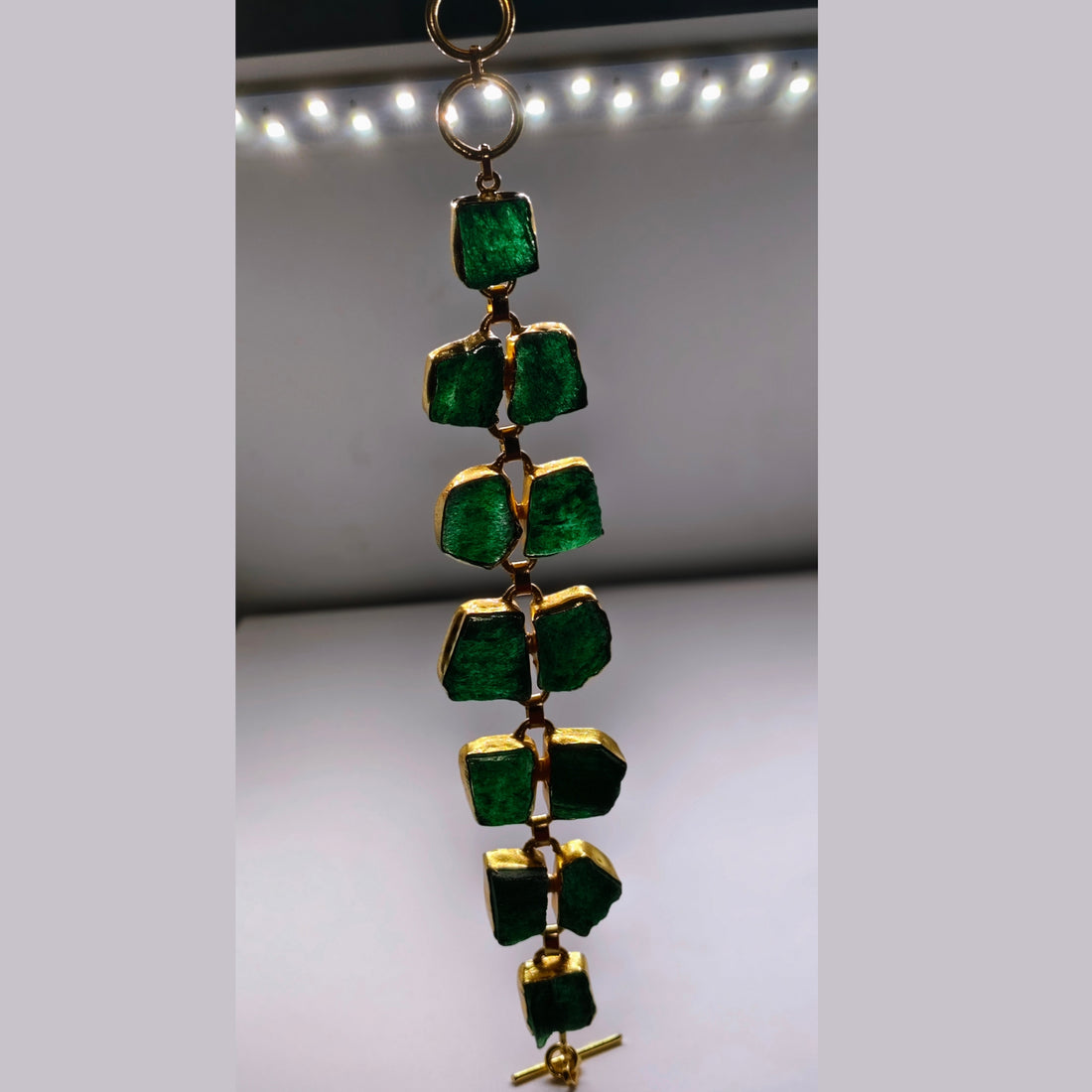 Natural Un-cut Stone Bracelet