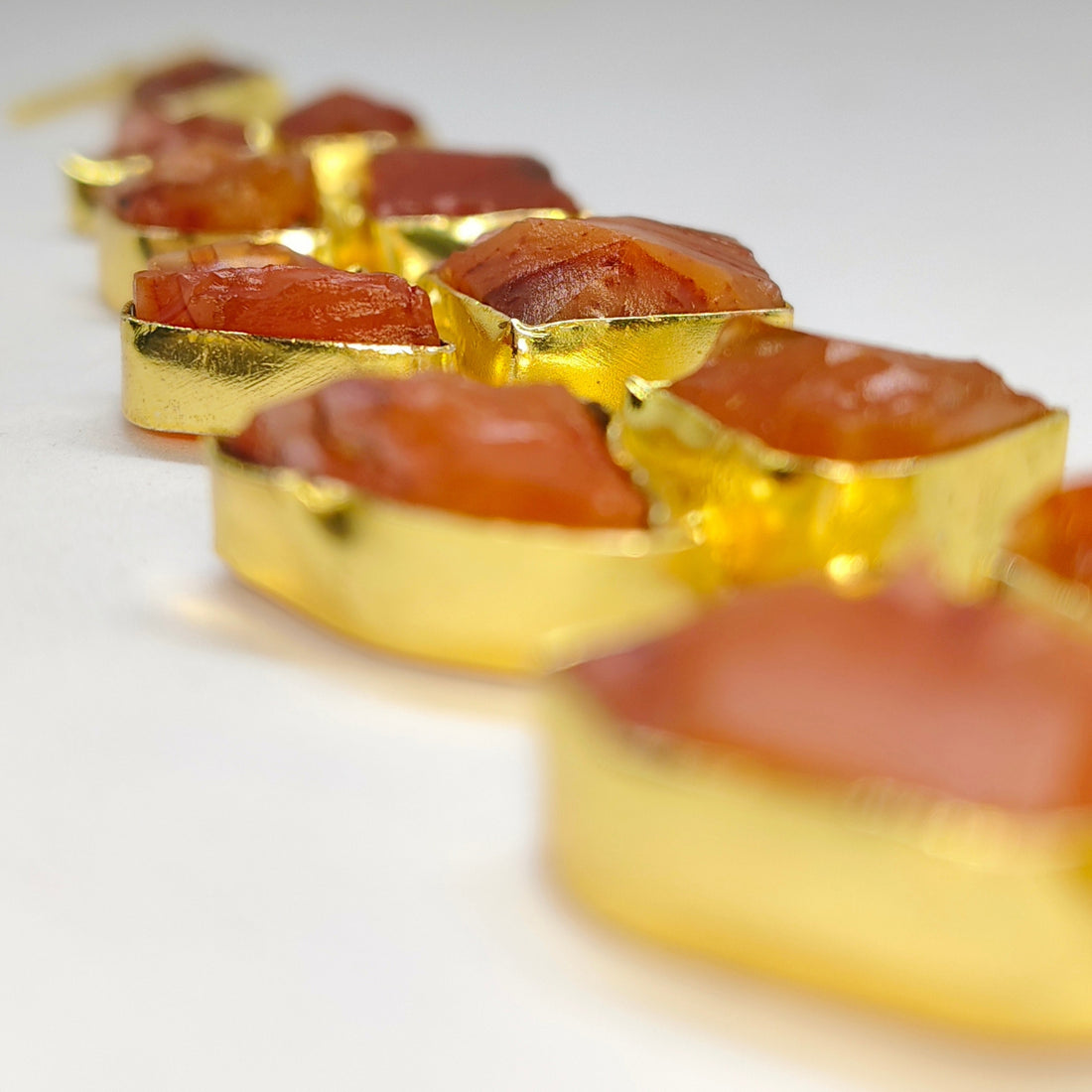 Natural Un-cut Stone Bracelet