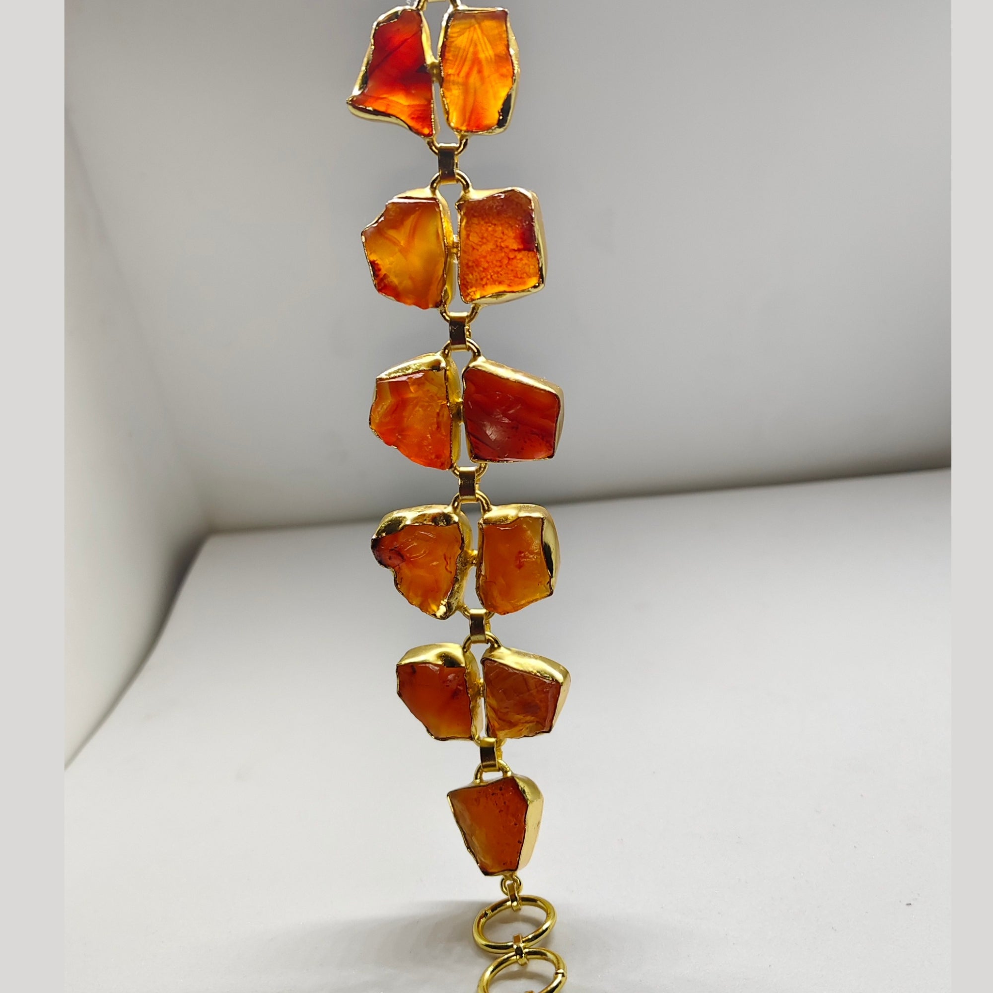 Natural Un-cut Stone Bracelet