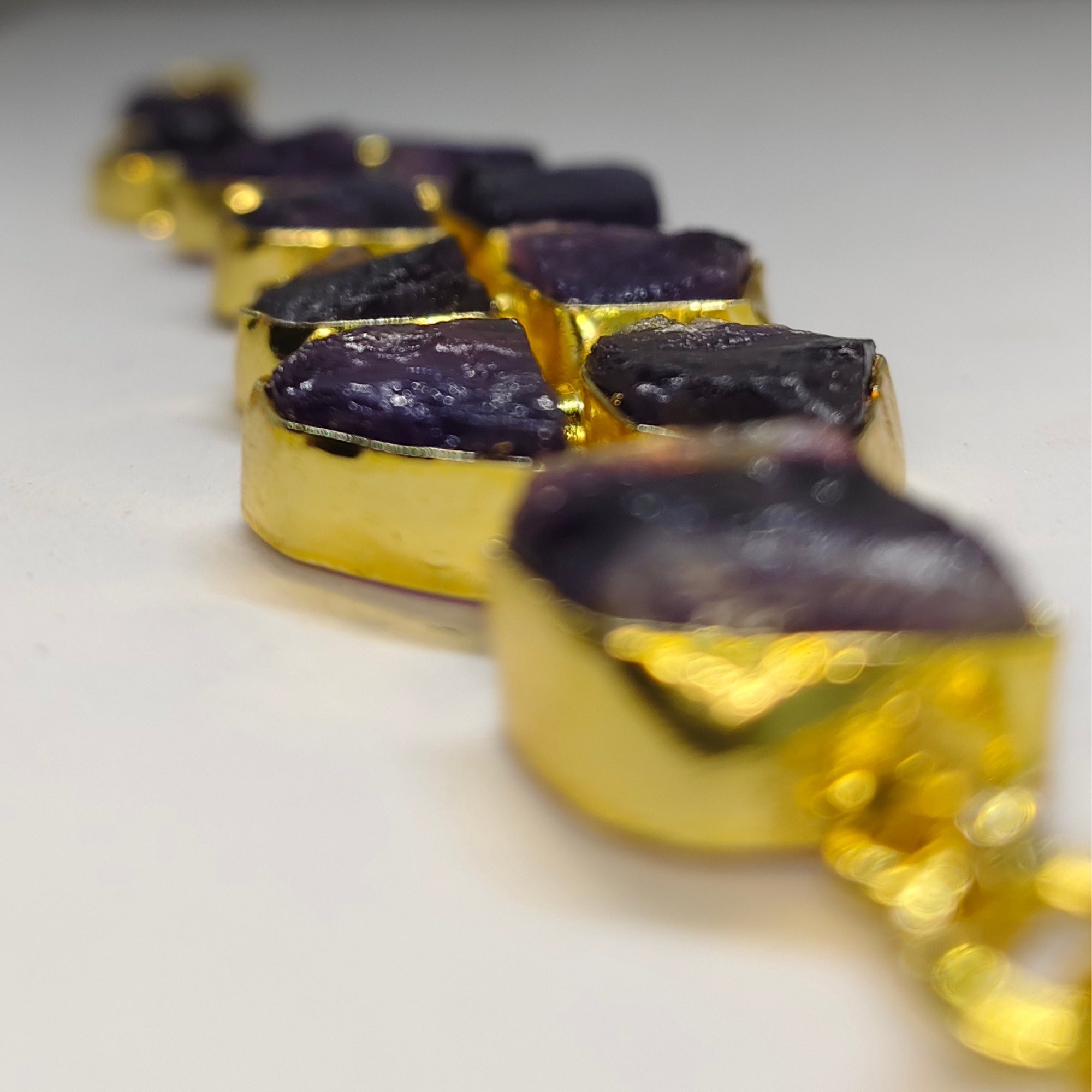 Natural Un-cut Stone Bracelet