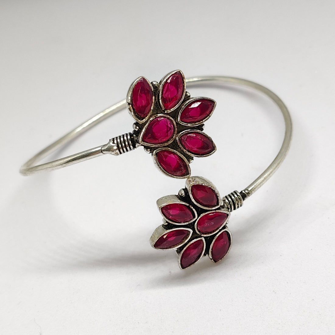 Floral Stone Adjustable Bracelet for Women
