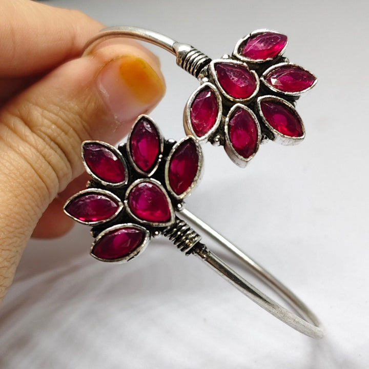 Floral Stone Adjustable Bracelet for Women